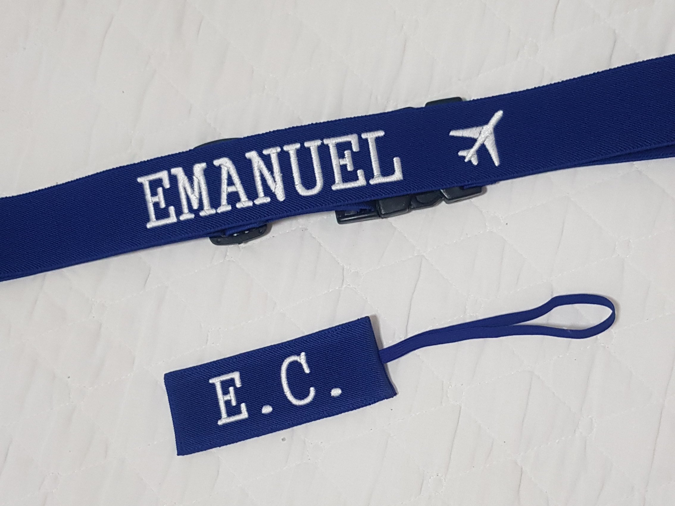 Faixa elástica azul royal para mala 7 Faixa elástica azul royal para mala - Imagem 5